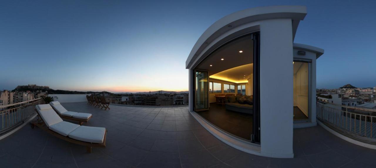 Acropolis Panorama View Penthouse With Private Terraces A Contemporary Parthenon Apartment เอเธนส์ ภายนอก รูปภาพ