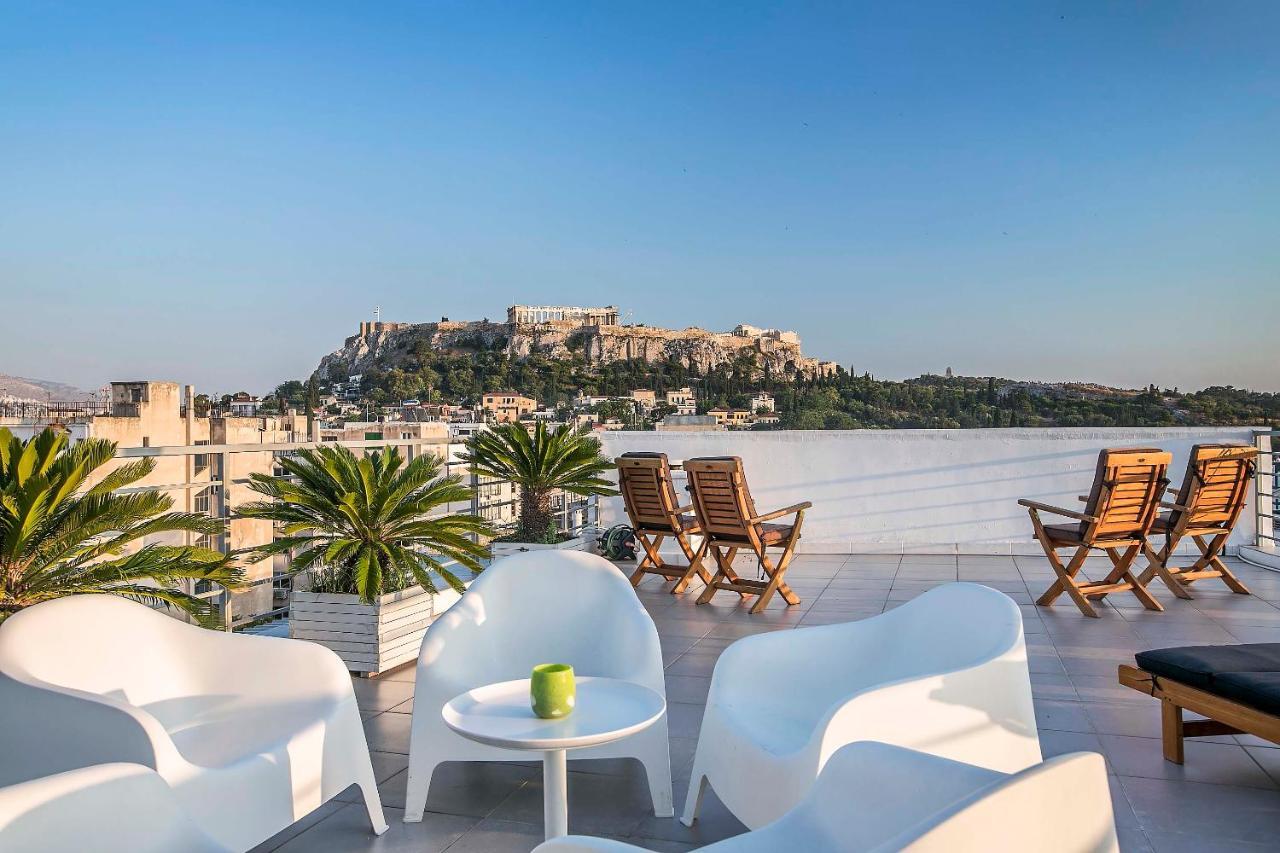 Acropolis Panorama View Penthouse With Private Terraces A Contemporary Parthenon Apartment เอเธนส์ ภายนอก รูปภาพ